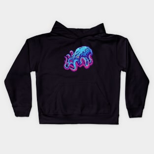 octopus from space Kids Hoodie